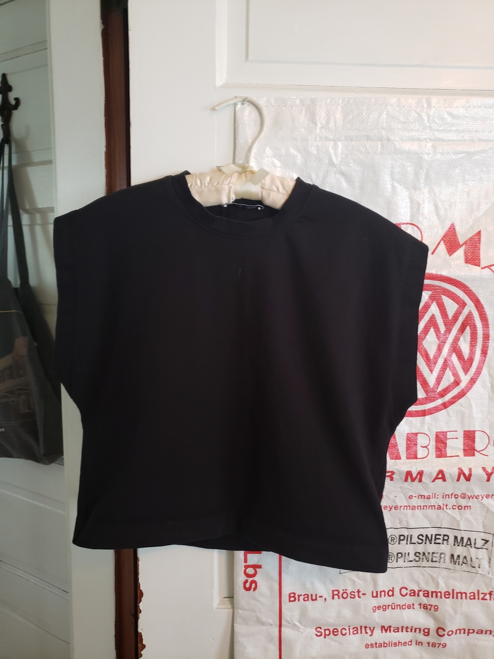 Zara Cropped Sleeveless T Shirt